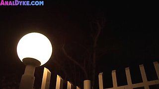 Dyke bae enjoys licking BFF lez pussy while fingering