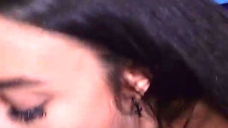 Foxy Step-sister Swallows Step-brother's Load