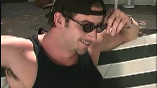 Ultra hot blonde fingering pussy hole outdoor