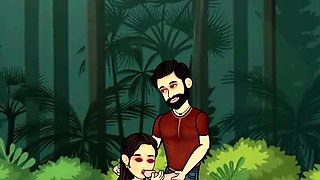 Indian village girl Meera gets hardcore anal sex with samosa seller Ayan in forest