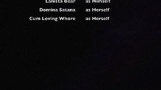 Part 6:- Lanista Bear & Domina Satana takes Cum Loving Whore in the dungeon for the first time.
