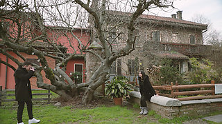 A few photos in the farmhouse and then...