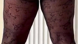 Ebony BBW Gimp In Heavy Breast Bondage Gets Dominated By White Dom