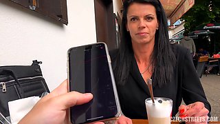 Czech Streets \u2013 Milf Enjoys a Vibrator in Public