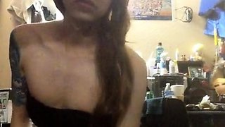 Solo webcam tranny masturbation