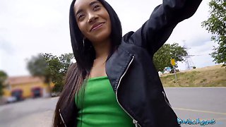 Public agent Big Ass Big Tits black mexican linda baker blow-job public sex