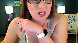 Big boobs milf masturbates with her dildo