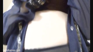 Hairy Pussy and Custom Stockings - Wanilianna Amateur MILF Hotel Sex