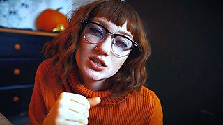 Mexicana blowjob with her big boobs