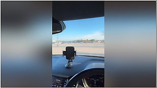 Verified Amateurs And Sexy Love - The Sexy Jess Love Strips Down In A Busy Lot And Plays With Her Wet Pussy