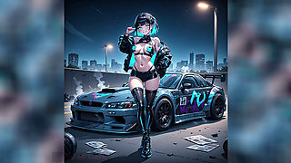 Gol Anime Hot Cars and Hot Girls