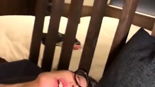 Big tit asian teen groped and made to suck cock