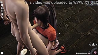 3 DIMENSIONAL Drilling a Huge-titted Cougar in numerous pose