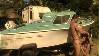 Marine Patrol in Uniform Fuck Hardcore at the Yacht