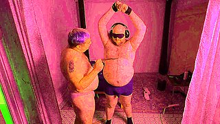 Bear Blindfolded Sensual Edging