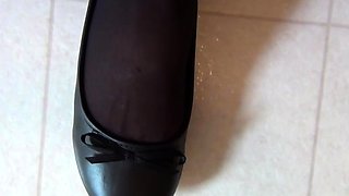 A nylon and foot fetish