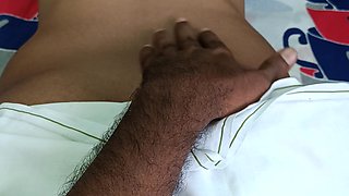 Married Aunty Showing Her Cute Pussy in Bed with Her Colleague