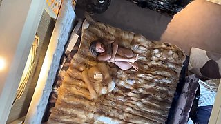 Naked Monika Fox Posing On Bed In Hotel
