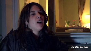 Hot German Brunette Roesi Masturbates Solo - Hardcore HD Pussy Play