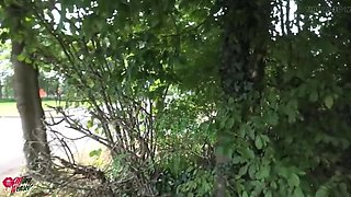 German MILF Anal Fuck in Public Road - Risky Blonde Slut Takes Hard Assfucking