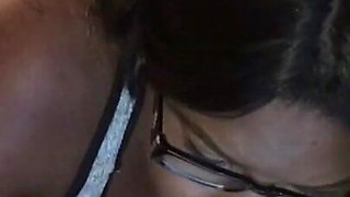 He came on my glasses