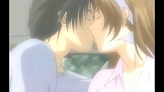Romantic anime sex in the car cute teen rides a dick