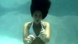 Beautiful Brunette Big Boobs Rides Fake Cock