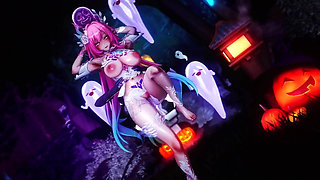 Honkai Star Rail - Cyrene Fucked and Creampied by a Halloween Ghost - 3D Hentai Animations