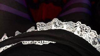 STEP MOMMY DRESSES HIM  IN PANTIES AND MAKES HIM CUM TWICE