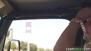 Povlife luxurious blonde young Destiny Jaymes pov fucking doggy-s