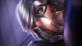 Asian Babe Thesaradeyy Gets Spider-Man Doggystyle in Public Outdoor Blowjob Fuck