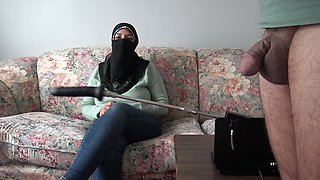 Egyptian Wife Humiliates Husband and Bought a Fucking Machine - Real Arab Cuckold Couple