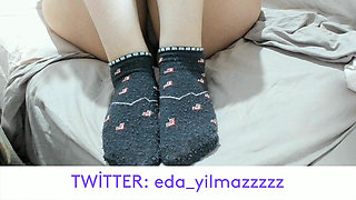 Foot- Foot Fetish- Turkish Foot- Turkish Foot Fetish- Socks- Short Socks- Turkish Porn- Turkish MILF- Turkish Owner