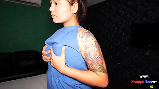 Big cock saggy tit blowjob amateur thai milf babe with tattoos
