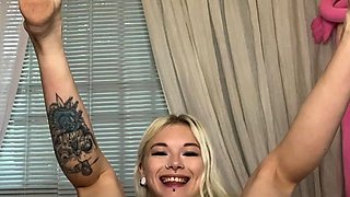 hot amateur blonde close up masturbation HD