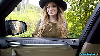 Sexy Hitchhiker Sucks Big Dick For Ride