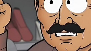 Innocence for Sale. Shoe Salesman Lick Smell Feet Shy Customer. Amazing Cartoon Ai