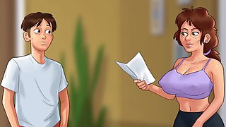 Milf neighbor gets railed by me in summertime saga - possible baby on the way