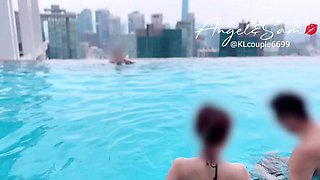 Amateur skater girl outdoor in public fucking for money