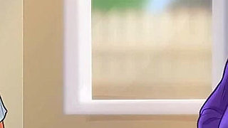 Summertime saga: stepmom teaches her stepson hot to kiss ep 169