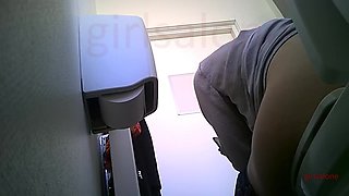 New Mix of 8 Girls caught Peeing at Church - Public cut