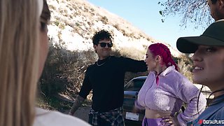 Anna Claire Clouds' Wild Interracial Passion Explodes in Outdoor Heat