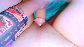 Pink Pussy Squirting in Solo Masturbation POV