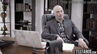 XXL bra-stuffers PLUMPER married COUGAR rode by a fat bone dude in her office