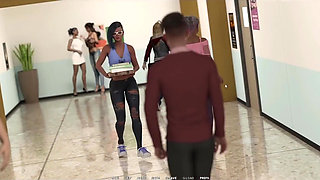 Taboo University - Popular College Girl Wanted to Talk with Me. She Ends up Getting Mouth Fucked and Deepthroats My Big White Co