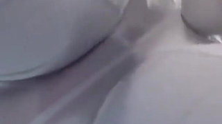 Crowded Bus Rush. Tight Pants Wife Feels the Firm Press, Panty Line Showing as She Gives in to the Moment Part 1