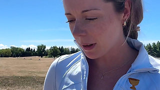 Public Orgasm at the Driving Range