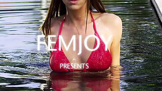 Amateur teen in hot outdoor fuck