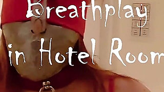 Bondage, Gag, Duct Tape and Clamp on Nose