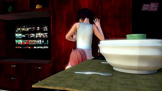 The stud could not think that his bootie would be so uber-cute - toon dickgirl tears up dude's assfuck, hermaphroditism fucky-fucky